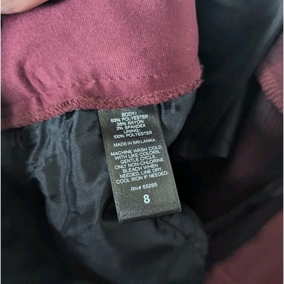 Express Columnist Plaid Stretch Dress Pants Sz 8 Preppy Academia Heritage Work - Picture 6 of 7